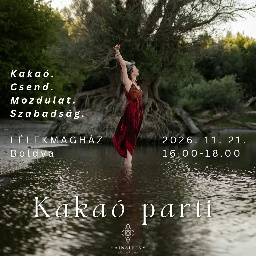 Kakaó Parti Kelemen-Hajnal Judittal, 16.00–18.00
